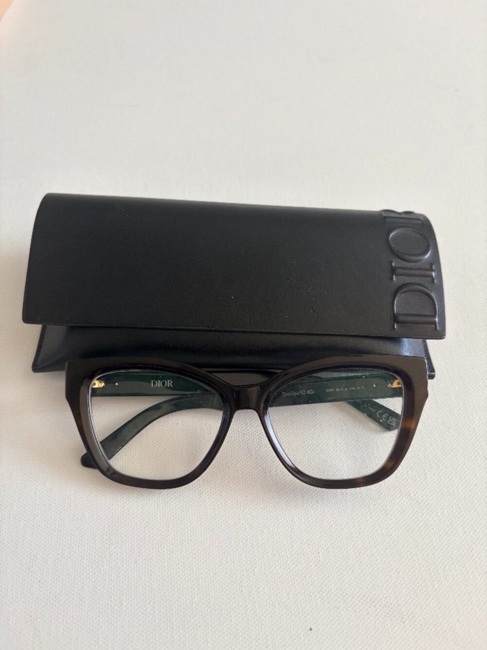 DiorSpiritO B3I Brown Butterfly Glasses Reading/Frame Authentic with box case